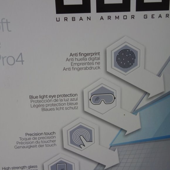 UAG Tempered Glass Shield for Microsoft Surface Pro 3/Pro 4 *Never Used-in Box* - Picture 6 of 7